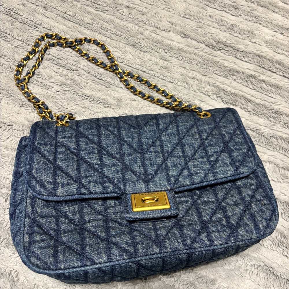 Karl Lagerfeld Agyness Denim
Shoulder Bag